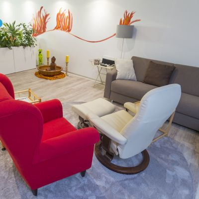Angelika Andree Therapie Hypnose Behandlungszimmer